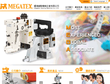Tablet Screenshot of mega-tex.tw